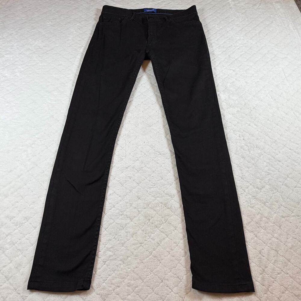 Adidas Black Jeans w/blue stitching & pockets - W31” x L29” Mens Cotton Denim